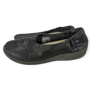 Clarks Cloud Steppers Sillian Jetay Womens Shoes Black Slip On Comfort Loafers 7